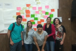 equipo del geap durante los talleres